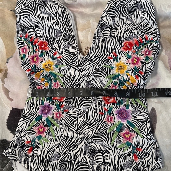 Johnny Was Spring Halter Embroidered One Piece - Picture 7 of 7